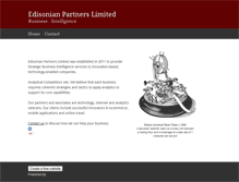 Tablet Screenshot of edisonianpartners.com